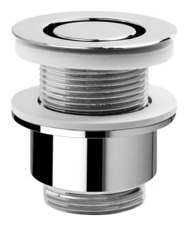 Umyvadlová výpust 5/4“, neuzavíratelná, design zátka, 30-45mm, chrom 147.545.5