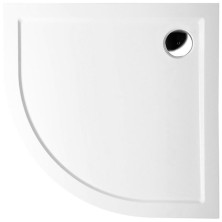 SERA sprchová vanička z litého mramoru, čtvrtkruh 100x100cm, R550, bílá 62111