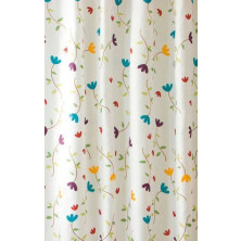 Sprchový závěs 180x200cm, polyester, květovaný ZP007
