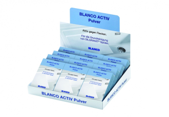 Blanco BLANCOACTIV prášek - pult. display (12 balení á 3 sáčky)  na dřezy z mat. SILGRANIT