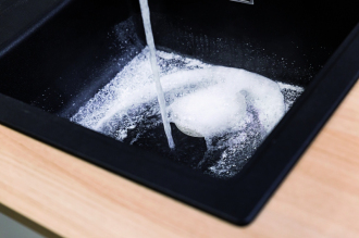 Blanco BLANCOACTIV prášek - pult. display (12 balení á 3 sáčky)  na dřezy z mat. SILGRANIT