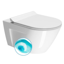 NORM závěsná WC mísa, Swirlflush, 36x55 cm, bílá ExtraGlaze 861511