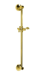 ANTEA sprchová tyč, posuvný držák, kulatá, 670mm, zlato SAL0035