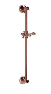 ANTEA sprchová tyč, posuvný držák, kulatá, 670mm, růžové zlato SAL0037
