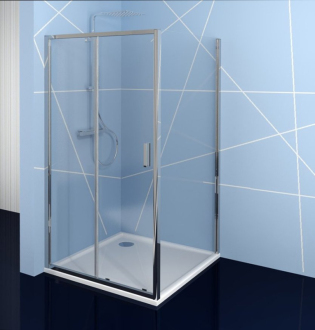 EASY čtvercový sprchový kout 1000x1000mm, čiré sklo L/P varianta EL1015EL3415