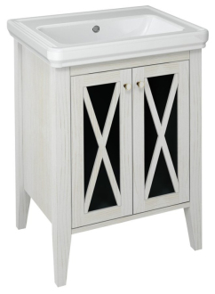 CROSS umyvadlová skříňka 55x81x43cm, starobílá CR260