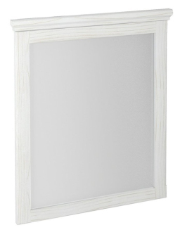 CROSS zrcadlo v dřevěném rámu 600x800mm, starobílá CR211