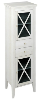 CROSS skříňka vysoká 49x170x39cm, pravá, starobílá CR213