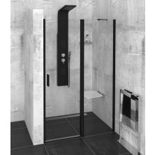 ZOOM LINE BLACK sprchové dveře 1100mm, čiré sklo ZL1311B