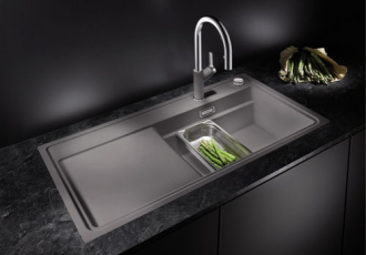 Blanco CARENA-S Vario baterie bílá/chrom granit 521 368