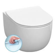 FLO závěsná WC mísa, Rimless, 37x54cm, bílá 311101