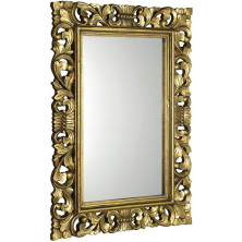 SCULE zrcadlo ve vyřezávaném rámu 80x120cm, zlatá IN316