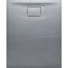 ACORA vanička z litého mramoru, obdélník 120x80x2,9cm, šedá, dekor kámen AC024