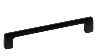 Kovová úchytka, 160/175mm, černá mat S160B