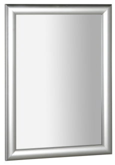 ESTA zrcadlo v dřevěném rámu 580x780mm, stříbrná s proužkem NL395