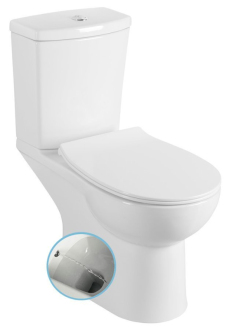 KAIRO CLEANWASH WC kombi s bidet. sprškou, zadní odpad, bílá PC106