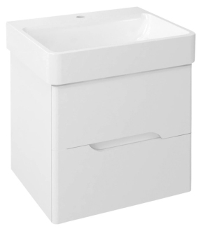 MEDIENA umyvadlová skříňka 57x50,7x48,5cm, bílá mat/bílá mat MD060