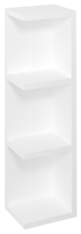 RIWA otevřená police 20x70x15 cm, levá/pravá, bílá lesk RIW250-0030
