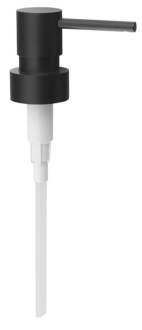 Pumpička k dávkovači mýdla, kovová, černá mat NDX100B 38451