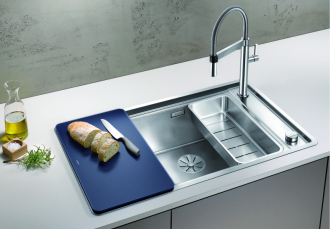 Blanco krájecí deska modrá ANDANO XL 495x280 příslušenství   - modré tvrzené sklo 232 846