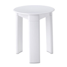 TRIO koupelnová stolička, průměr 33x40cm, bílá 2072