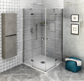FORTIS čtvercový sprchový kout 1500x1500 mm, rohový vstup FL1115LFL1115R