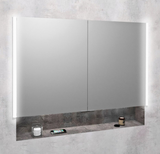 INTEGRA zápustná galerka s LED osvětlením, 105x70cm IN105