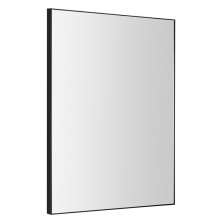 AROWANA zrcadlo v rámu 600x800mm, černá mat AWB6080
