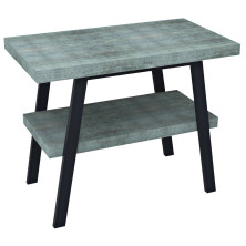 TWIGA umyvadlový stolek 80x72x50 cm, černá mat/aquamarine VC442-80-6