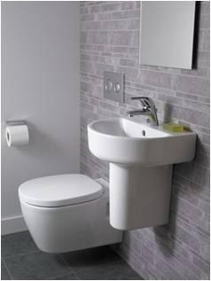 CONNECT E7125 01 stacionární  bidet s 1otvorem