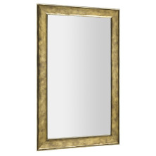 BERGARA zrcadlo v dřevěném rámu 642x1042mm, zlatá NL528