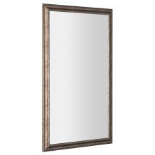 ROMINA zrcadlo v dřevěném rámu 580x980mm, bronzová patina NL398