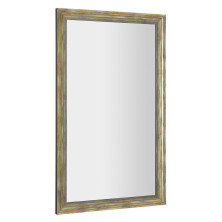 DEGAS zrcadlo v dřevěném rámu 716x1216mm, černá/starobronz NL732