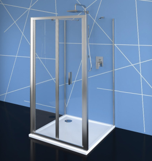 EASY třístěnný sprchový kout 1000x800mm, skládací dveře, L/P, čiré sklo EL1910EL3215EL3215