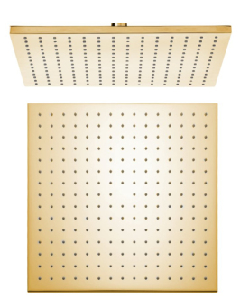 Hlavová sprcha, 300x300mm, zlato SF317