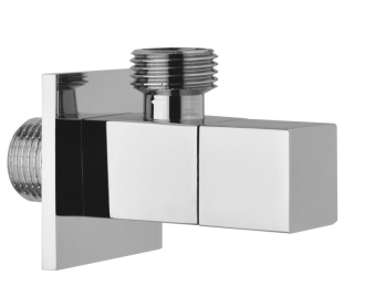 Rohový ventil hranatý, 1/2"x3/8", chrom SL111