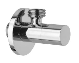 Rohový ventil kulatý, 1/2"x3/8", chrom SL011