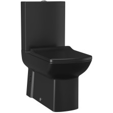 LARA WC kombi, spodní/zadní odpad, černá mat LR360