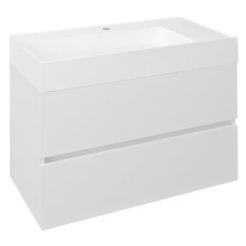 ODETTA umyvadlová skříňka 82x50x43,5cm, bílá lesk DT085-3030