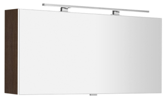 CLOE galerka s LED osvětlením 120x50x18cm, borovice rustik CE120-0016