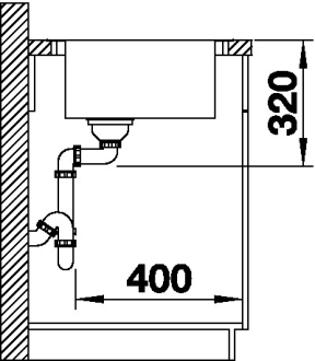 Blanco ANDANO XL 6S-IF Compact dřez vestavný/do roviny hedvábný lesk nerez 523 002