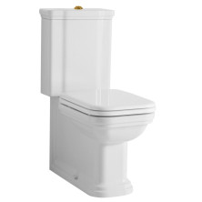 WALDORF WC kombi, spodní/zadní odpad, bílá-bronz WCSET18-WALDORF