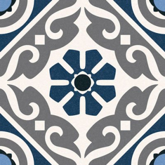 MUSA dlažba Taco Blue 16,5x16,5 (0,55m2) MUS005