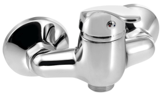 AQUALINE 35 nástěnná dřezová baterie 3/4", rozteč 100mm (bez ramínka), chrom 52131