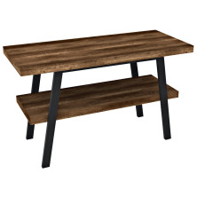 TWIGA umyvadlový stolek 110x72x50 cm, černá mat/dub tmavý VC453-110-11