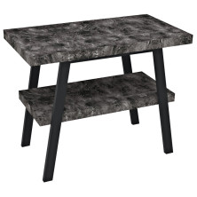 TWIGA umyvadlový stolek 80x72x50 cm, černá mat/štípaný kámen VC442-80-9