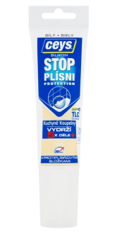 STOP PLÍSNI, sanitární silikon, 125ml, bílá 42505568