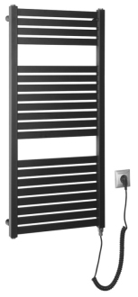 TONDI-E elektrické otopné těleso rovné 450x970 mm, 300 W, černá mat DE456T