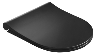 WC sedátko, SLIM, Soft Close, černá mat 100787-110