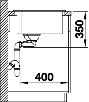 Blanco PLEON 9 dřez vestavný aluminium granit 523 059